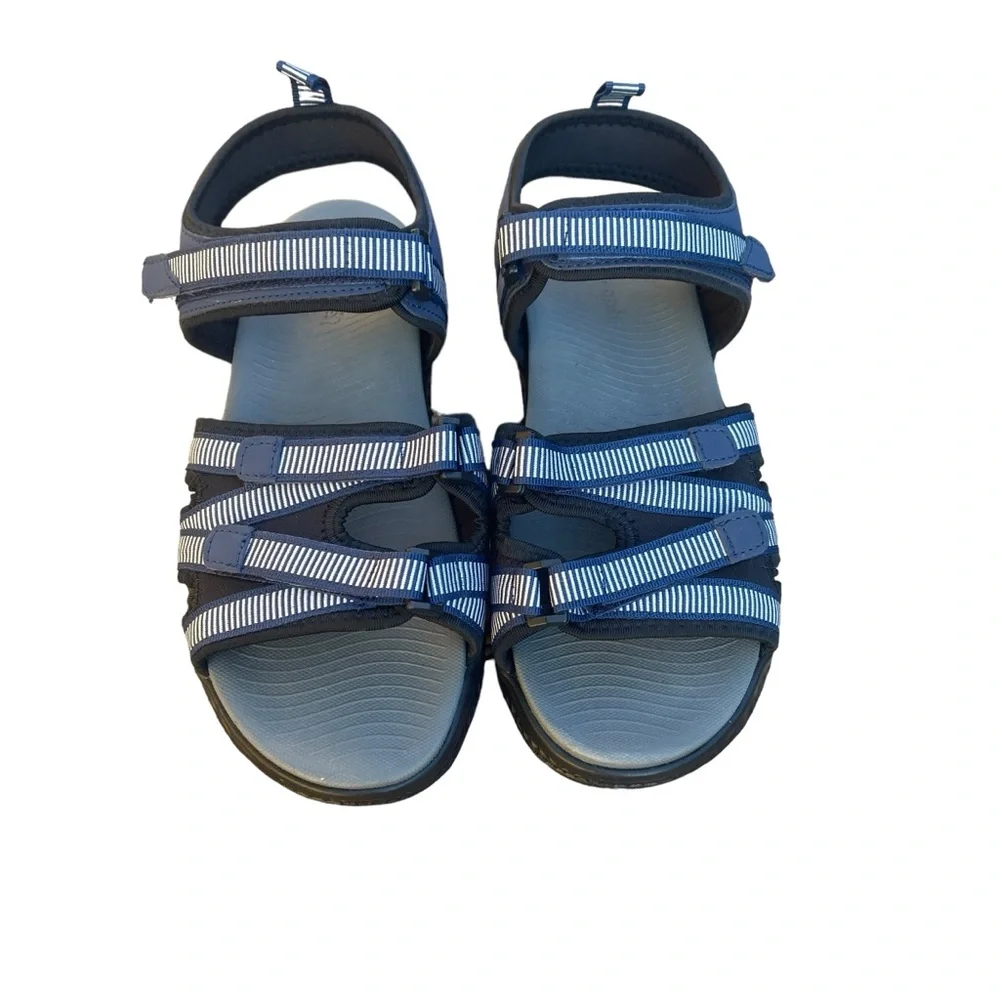 NEW Propet Women's Size 8.5 TravelActiv Adventure Strappy Sandals Navy Casual